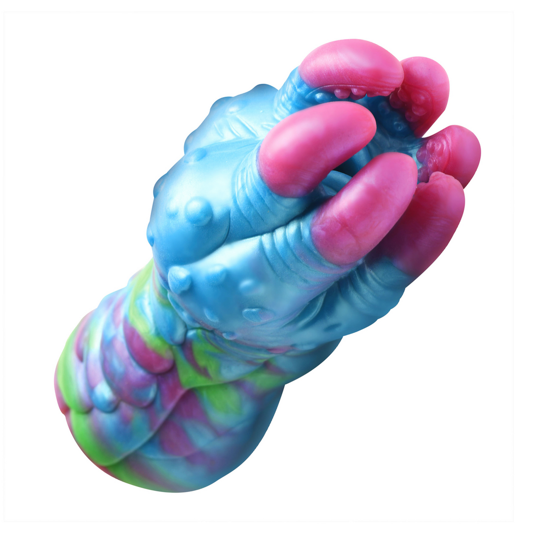 Xr brands Asstra - Siliconen Achterste Stroker - Blauw/Paarse (848518058508)