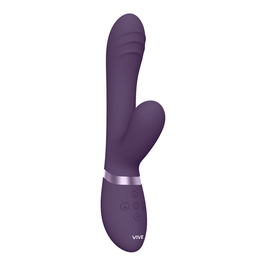 Vive by shots Tani - Finger Motion met Pulse-Wave Vibrator - Paars (7423522539590)