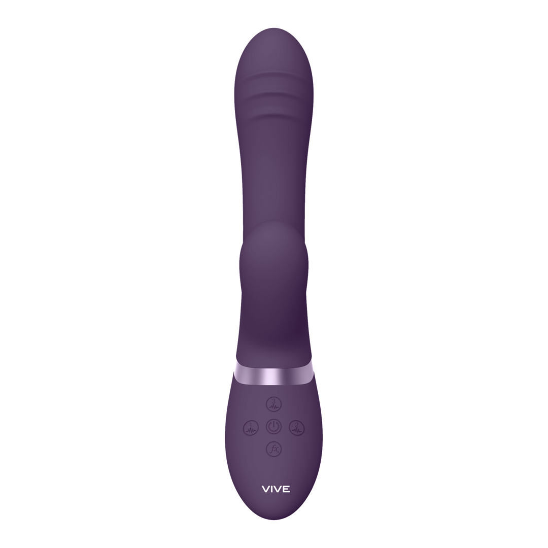Vive by shots Tani - Finger Motion met Pulse-Wave Vibrator - Paars (7423522539590)