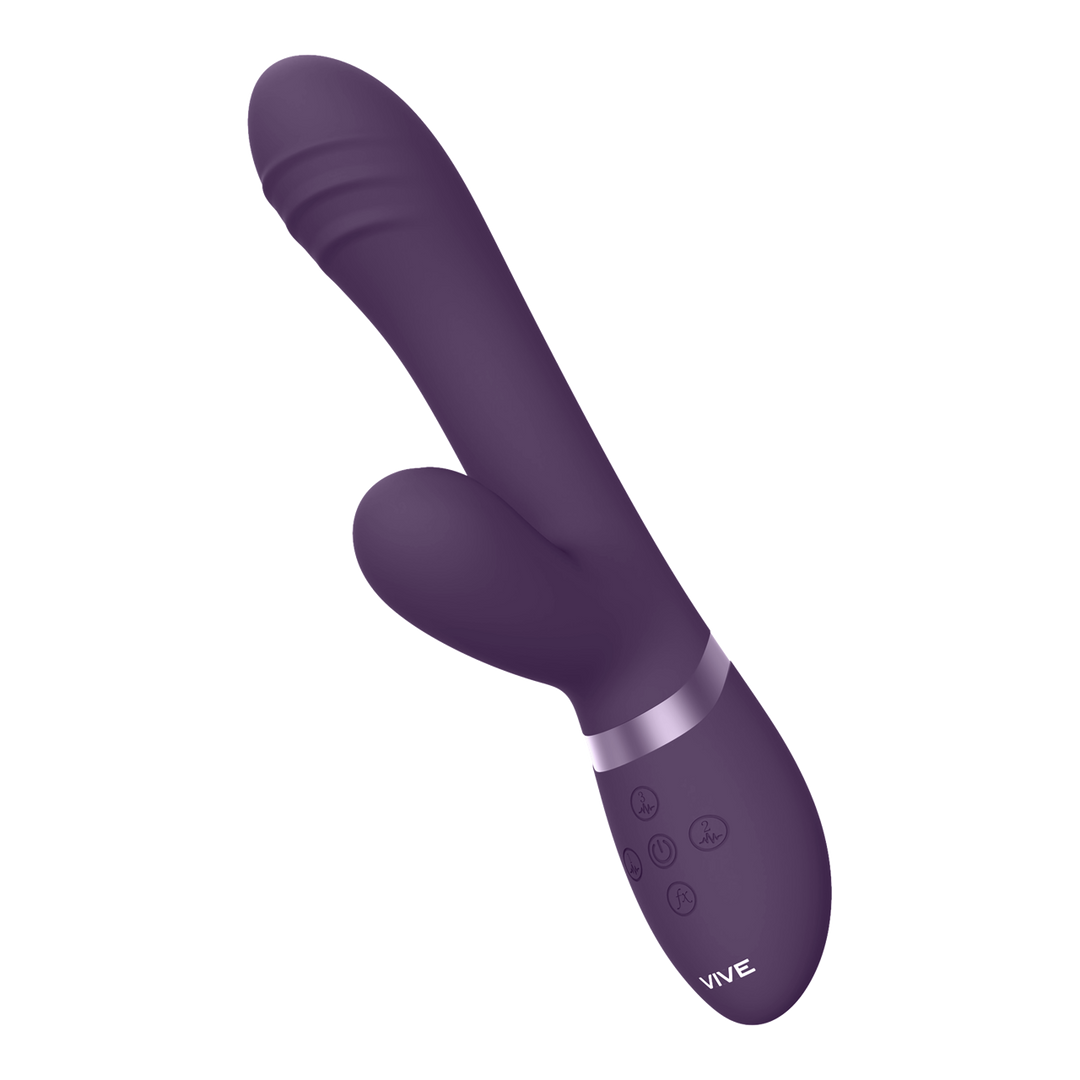 Vive by shots Tani - Finger Motion met Pulse-Wave Vibrator - Paars (7423522539590)