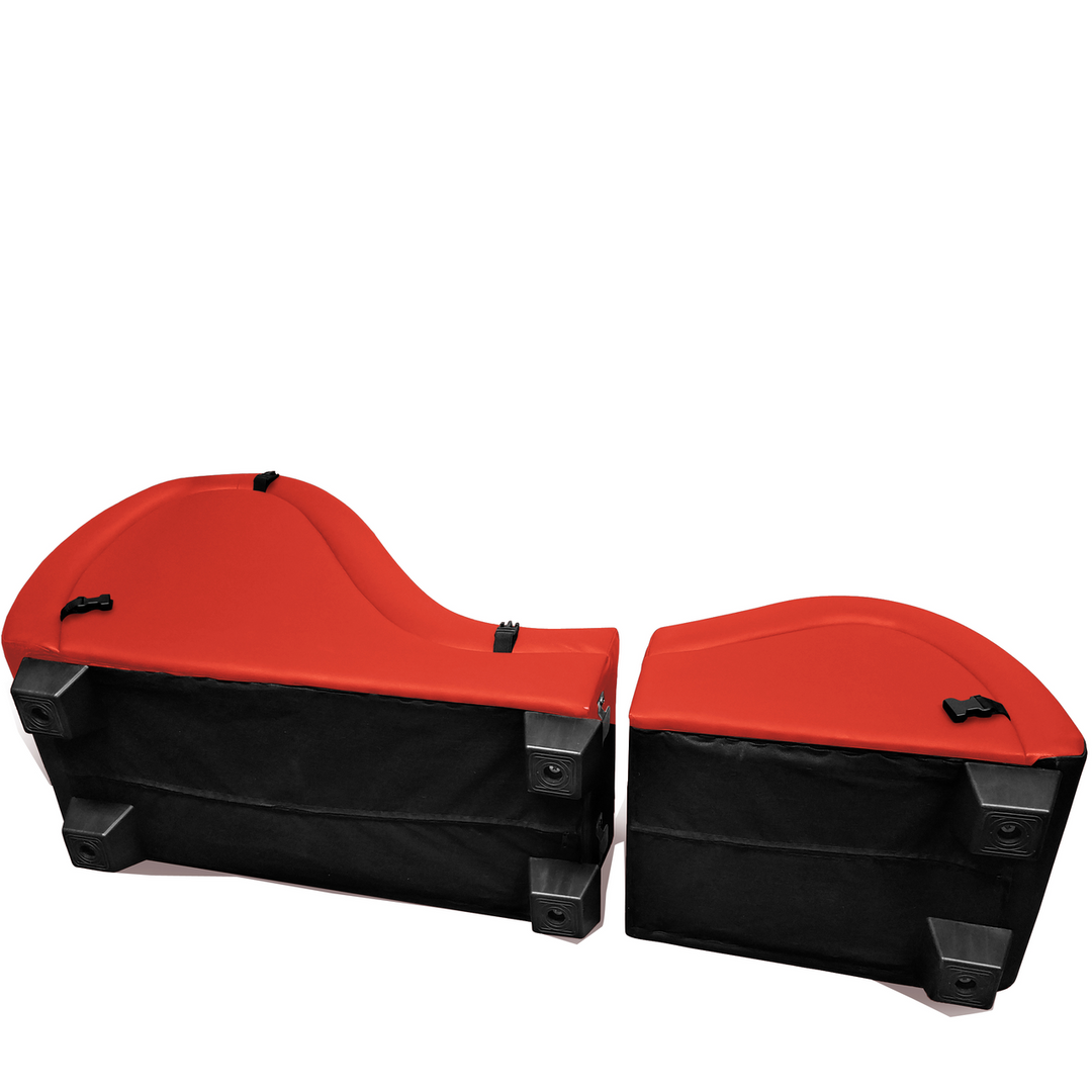 Xr brands Kinky Sex Chaise met Love Pillows - Rood (848518052629)
