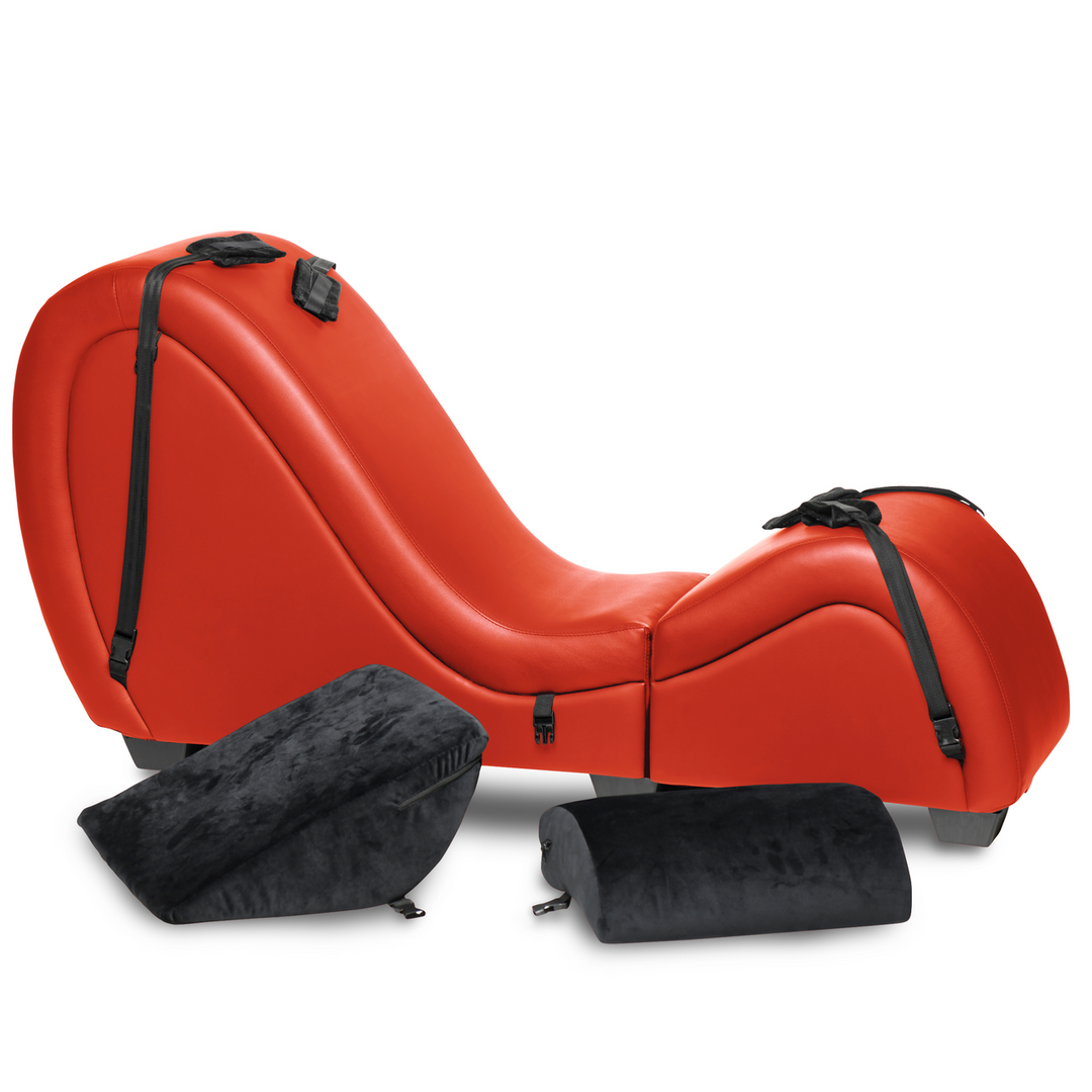 Xr brands Kinky Sex Chaise met Love Pillows - Rood (848518052629)