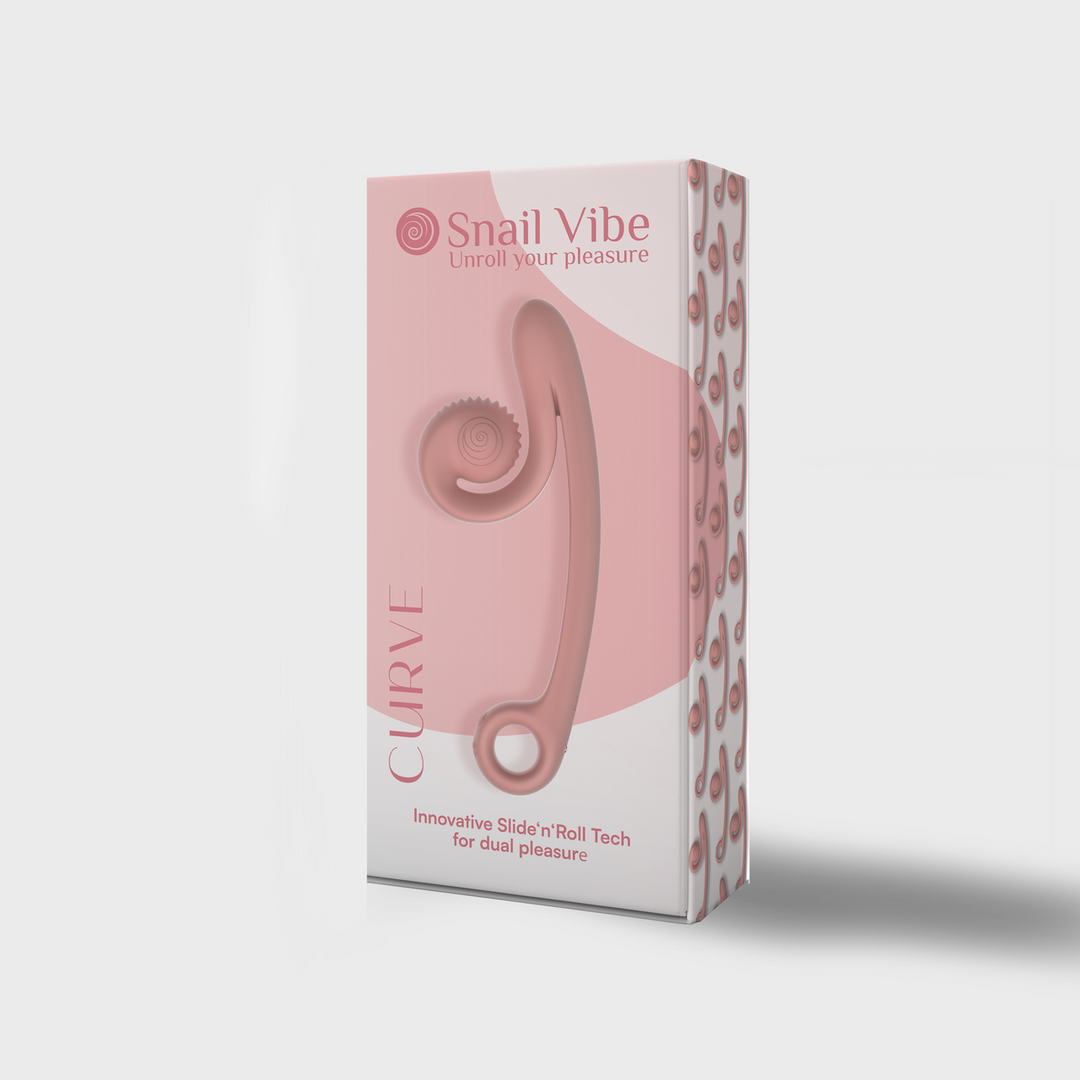 Snail vibe CURVE - Dual Stimulator - Peachy Pink (8720615764365)