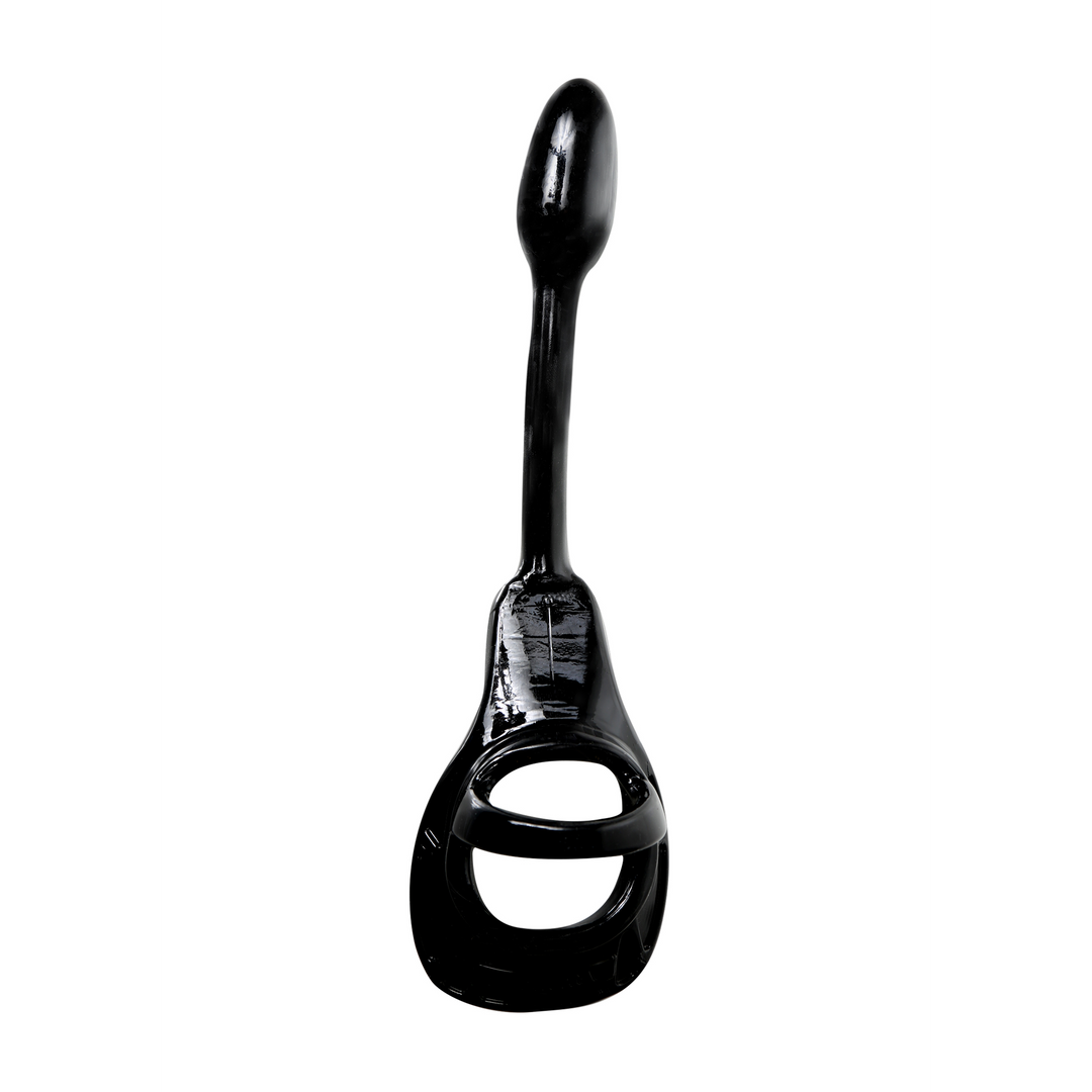Perfectfitbrand Armor Tug Lock - Cockring met Ball Strap en Butt Plug - Klein (854854005502)