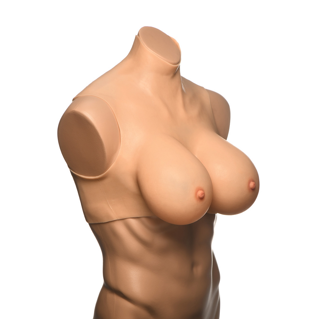 Xr brands Perky Pair G-Cup Silicone Borsten - Vlees (848518053589)