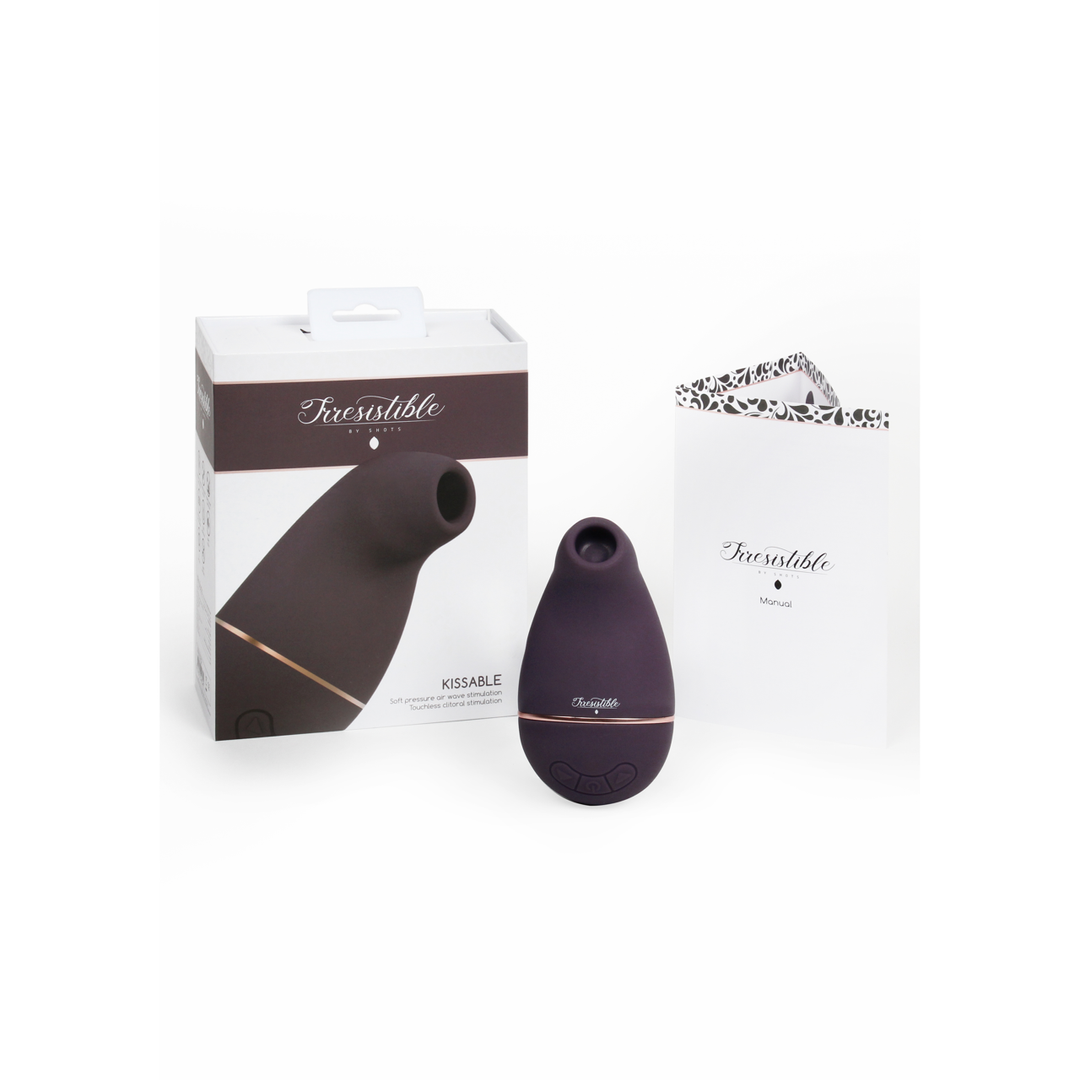 Irresistible by shots Kissable - Zuig Vibrator (8714273549341)
