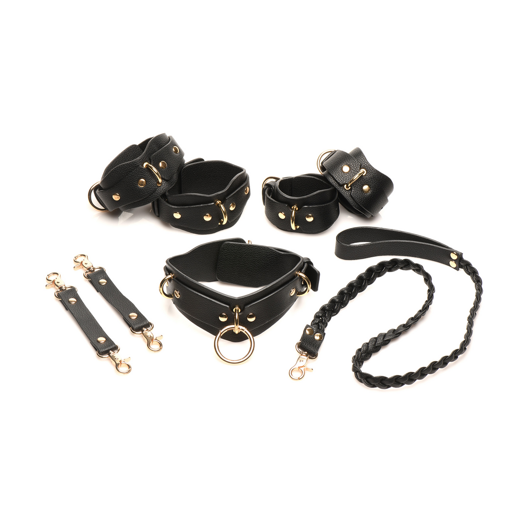 Xr brands Lover's Restraints Set - Zwart (848518054401)