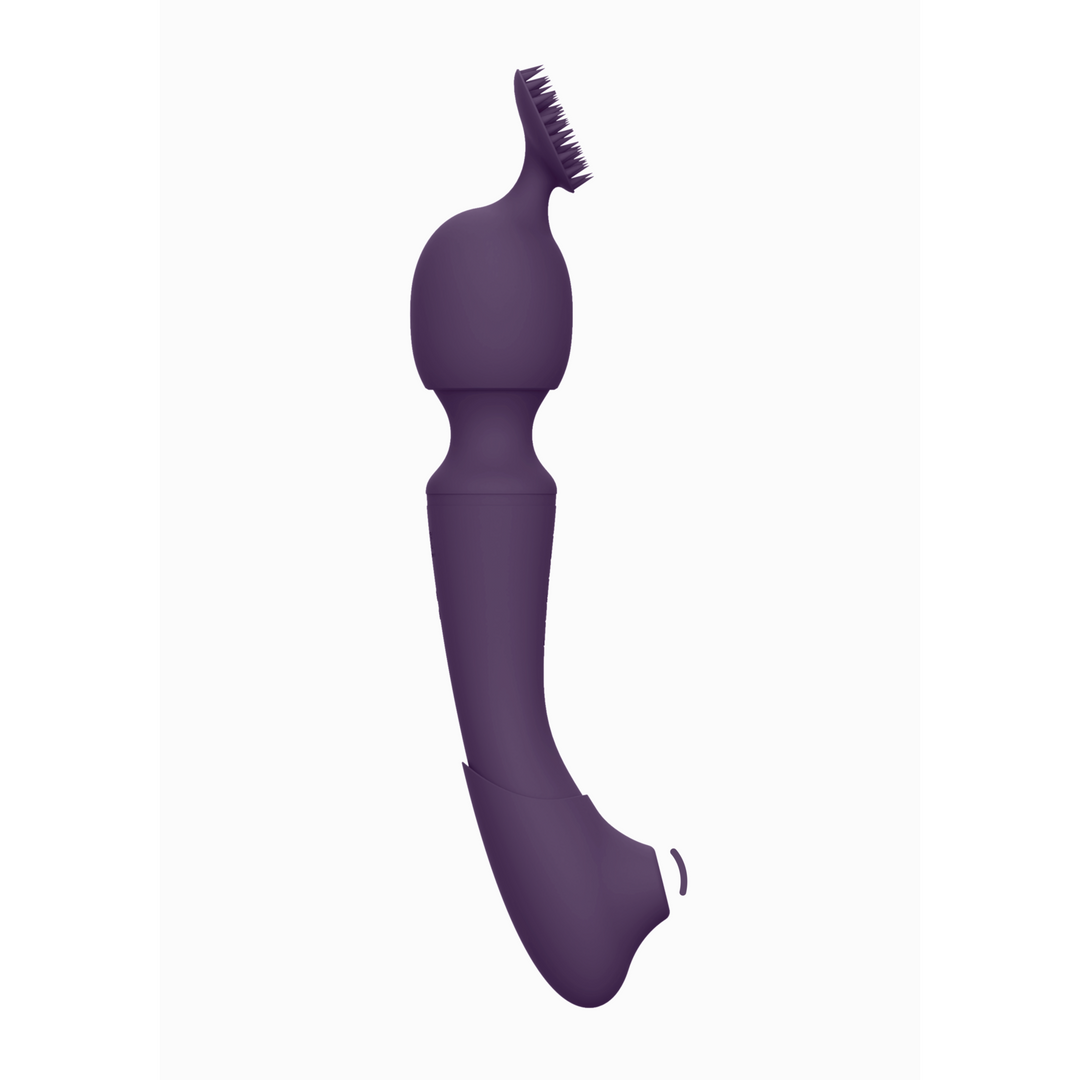 Vive by shots Nami - Pulse Wave Vibrating Wand - Paars (7423522539552)