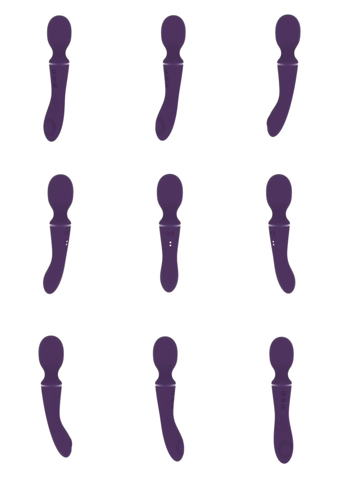 Vive by shots Nami - Pulse Wave Vibrating Wand - Paars (7423522539552)