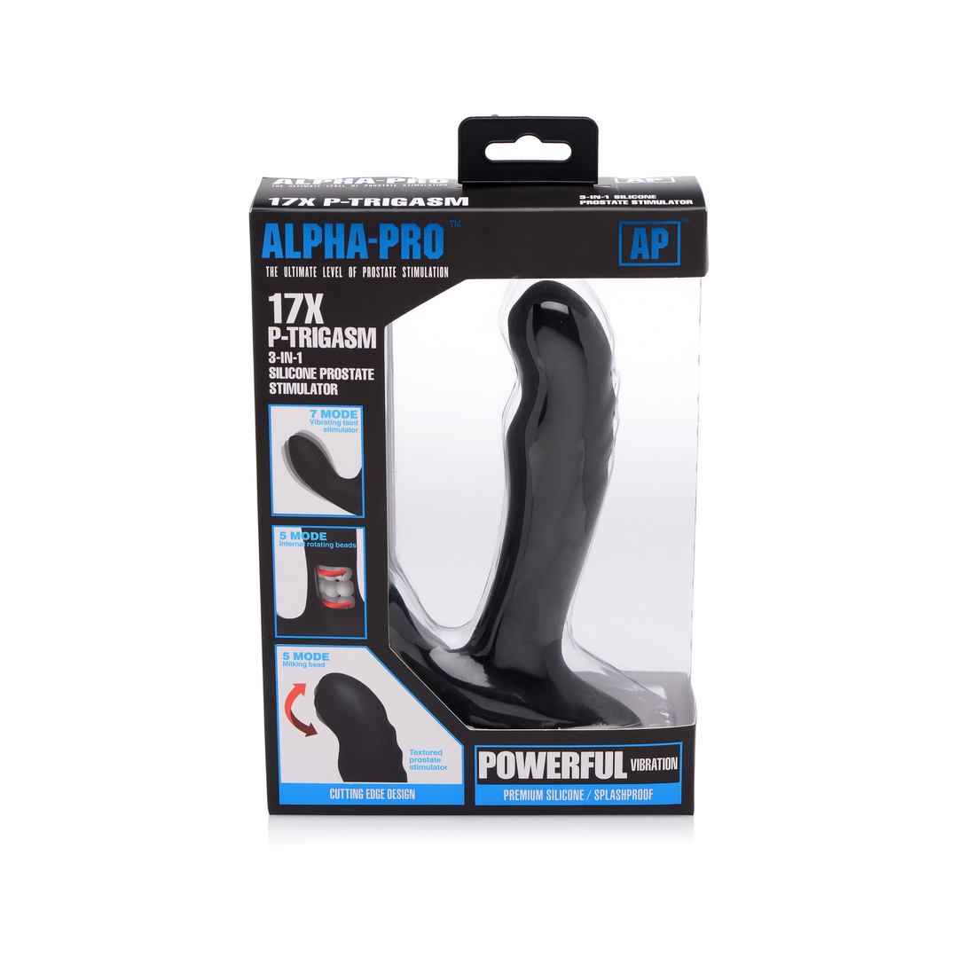 Xr brands P-Trigasm - 3-In-1 Siliconen Prostaatstimulator (848518034786)