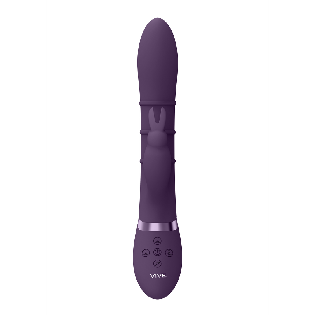 Vive by shots Sora - Up  Down Stimulerende Ringen, Vibrerende G-Spot Rabbit - Paars (8714273493286)