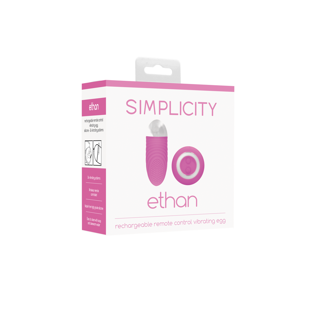 Simplicity by shots Ethan - Draadloze Vibrerende Ei met Afstandsbediening (8714273548658)