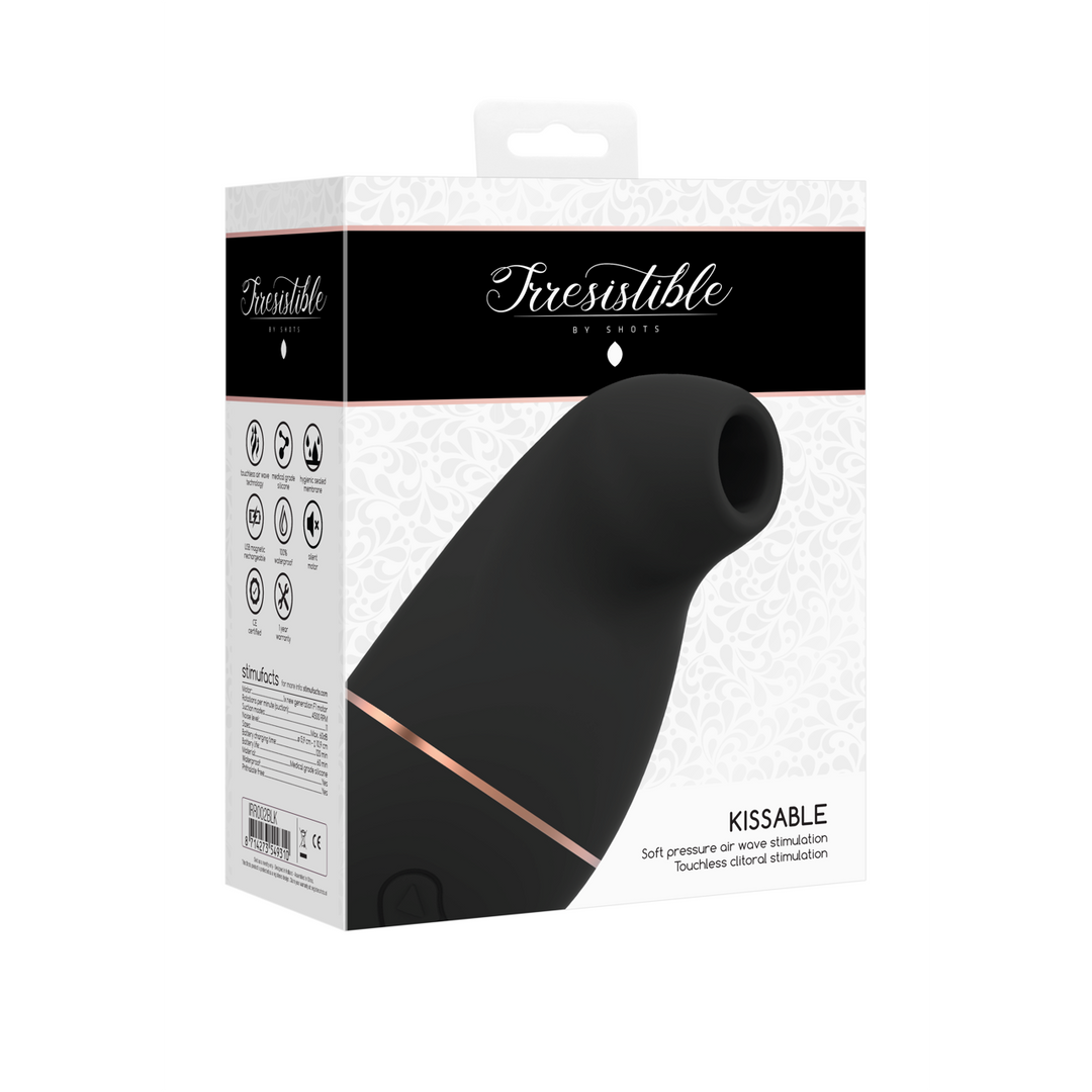 Irresistible by shots Kissable - Zuig Vibrator (8714273549310)