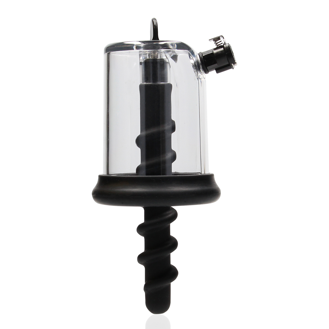 Ouch! by shots Automatische Oplaadbare Rosing Pomp - Zwart (8714273048479)