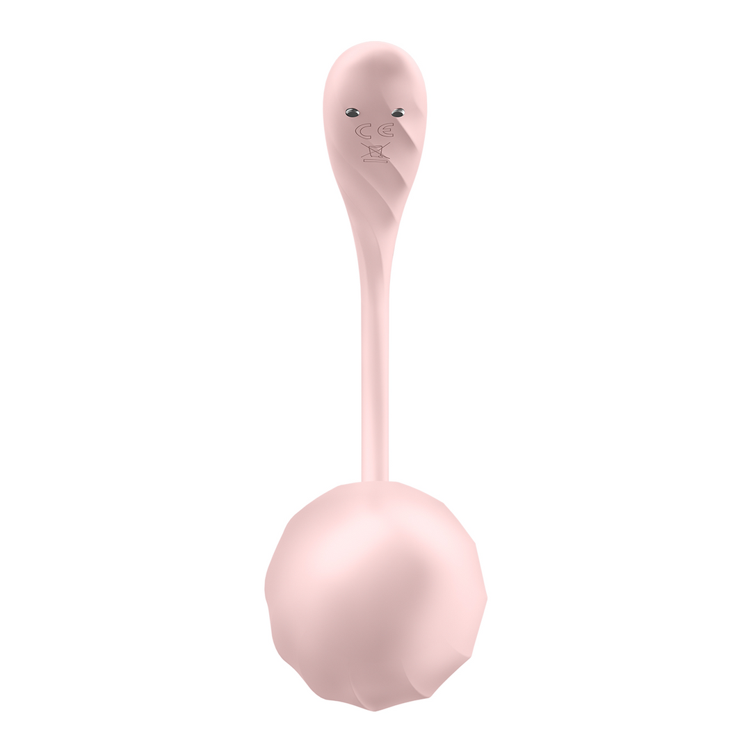 Satisfyer Ribbed Petal Connect App - Draagbare Koppel Vibrator - Roze (4061504002774)