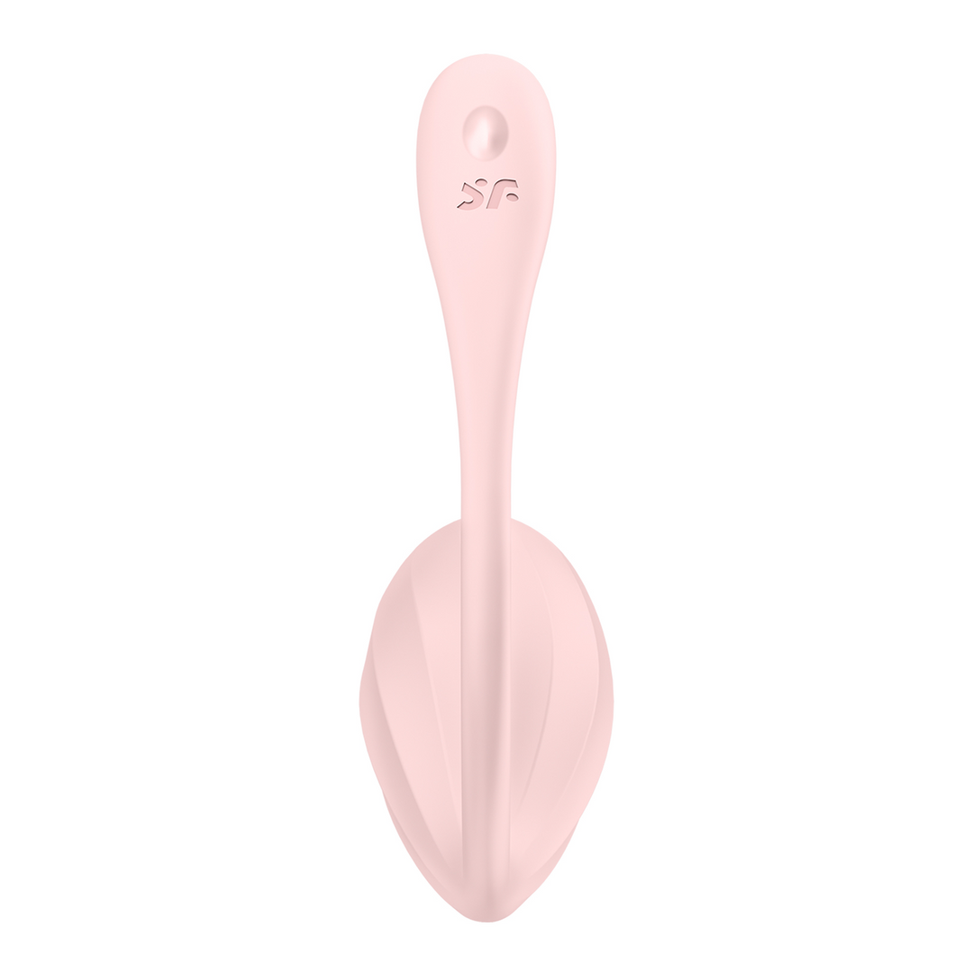 Satisfyer Ribbed Petal Connect App - Draagbare Koppel Vibrator - Roze (4061504002774)
