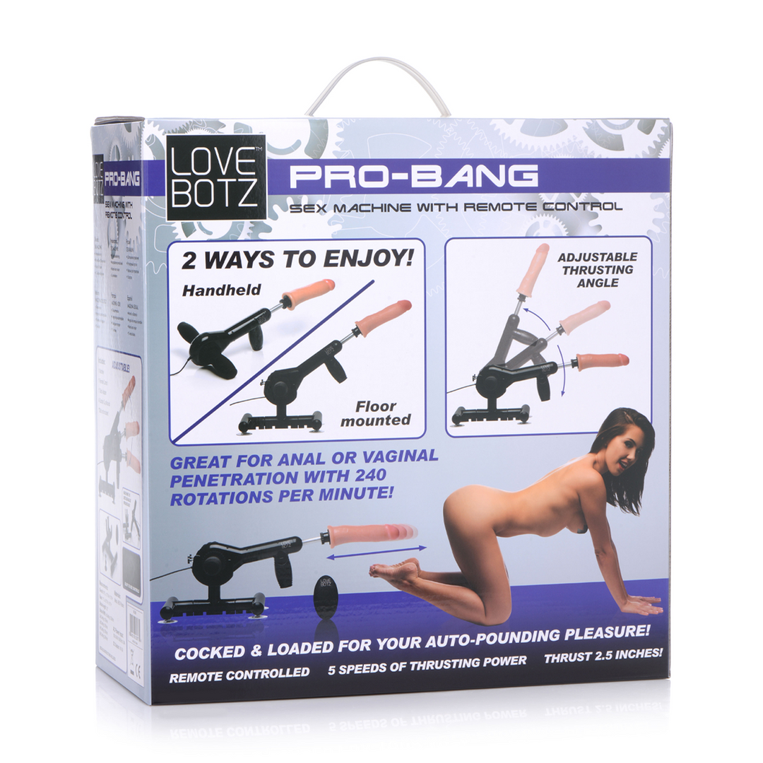 Xr brands Pro-Bang - Afstandsbediening Seksmachine (848518039774)