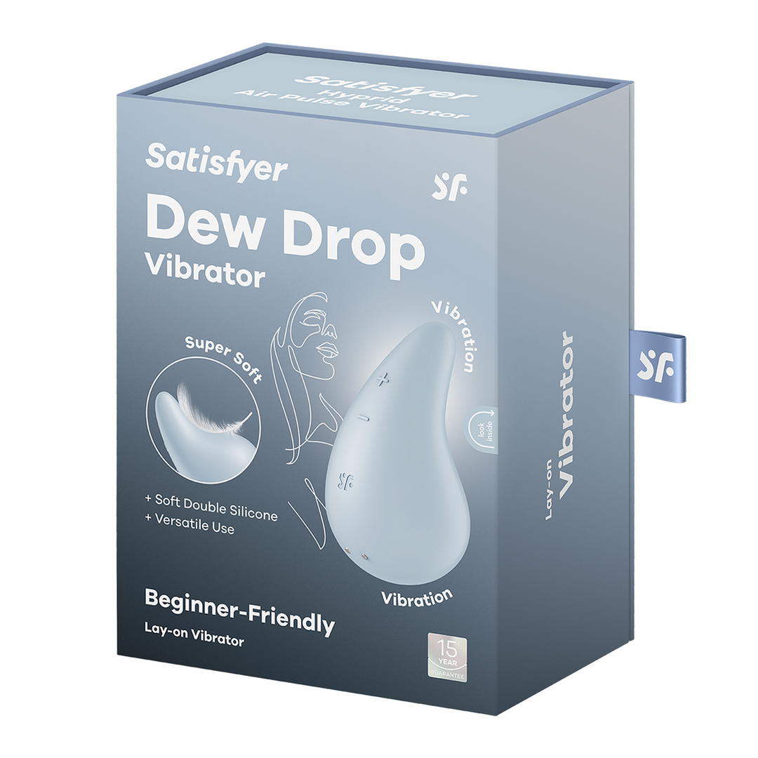 Satisfyer Dew Drop - Lay-on Vibrator - Blauw (4061504066936)