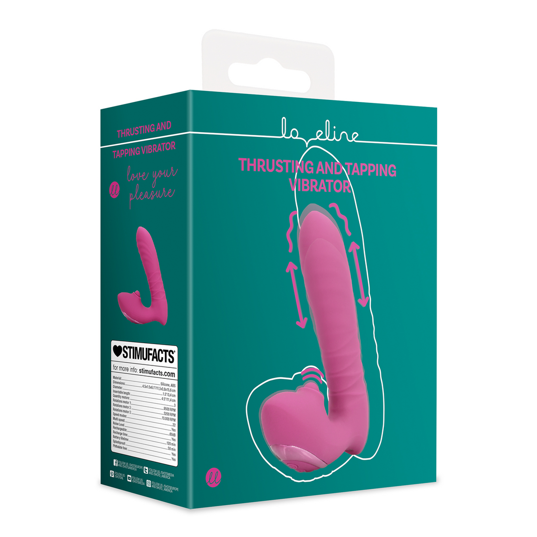 Loveline by shots Stotende en kloppende vibrator (8714273044563)