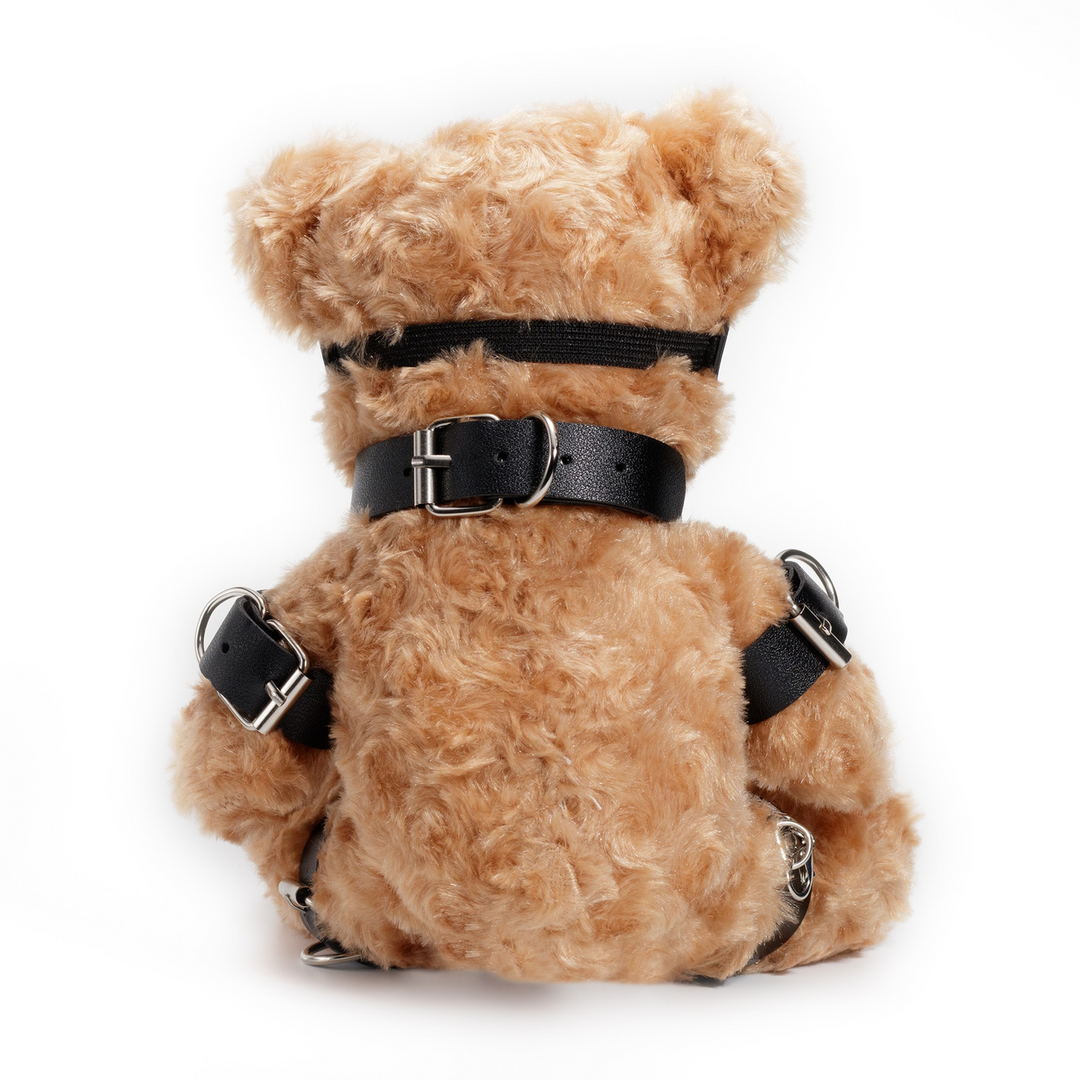 Crushious Crushito - Bondage Teddybeer - 31 cm - Zwart (7403254161740)