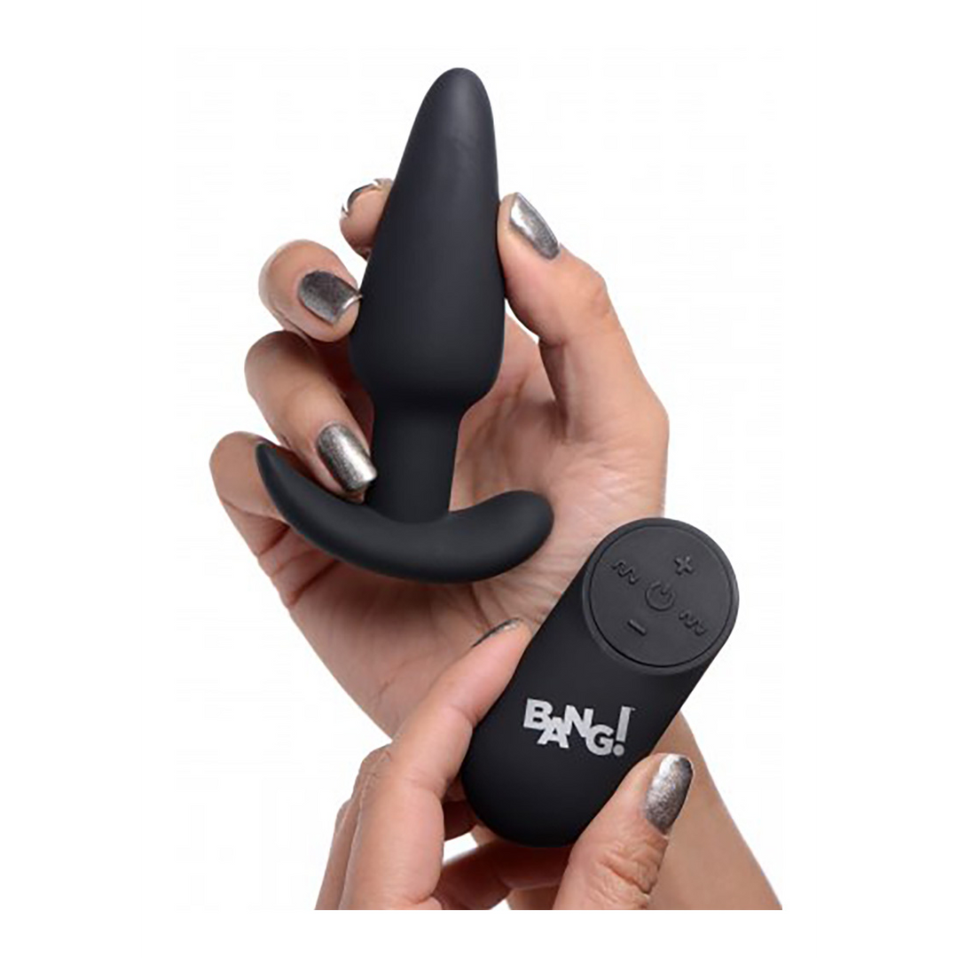 Xr brands Vibrerende Siliconen Butt Plug met Afstandsbediening (848518039682)