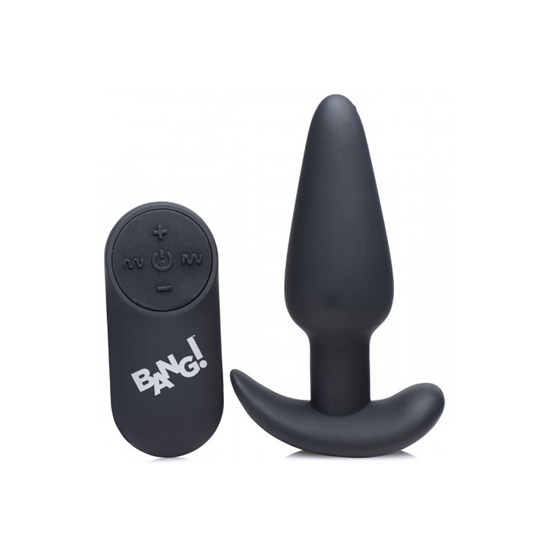 Xr brands Vibrerende Siliconen Butt Plug met Afstandsbediening (848518039682)