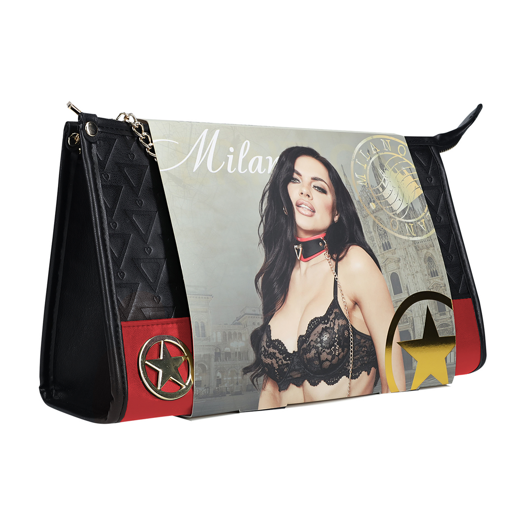 Ouch! by shots Milan Collectie - Kit met Tas - Zwart/Rood (8714273056023)