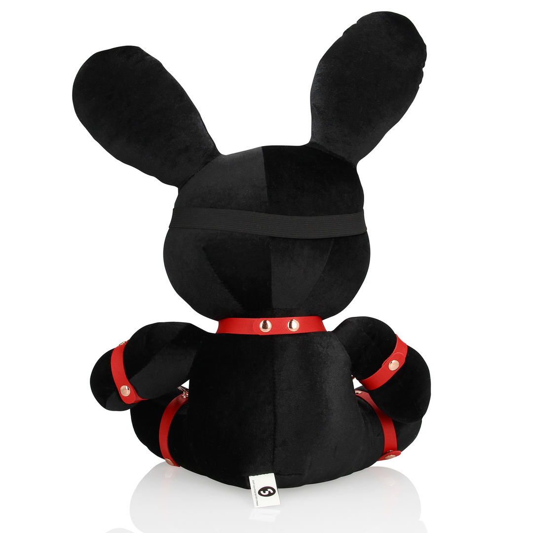 S-line by shots Konijnen Bondage - Velvet - Groot - Zwart (8714273055576)