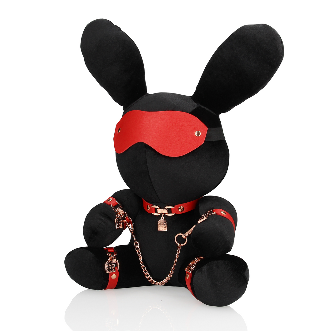 S-line by shots Konijnen Bondage - Velvet - Groot - Zwart (8714273055576)