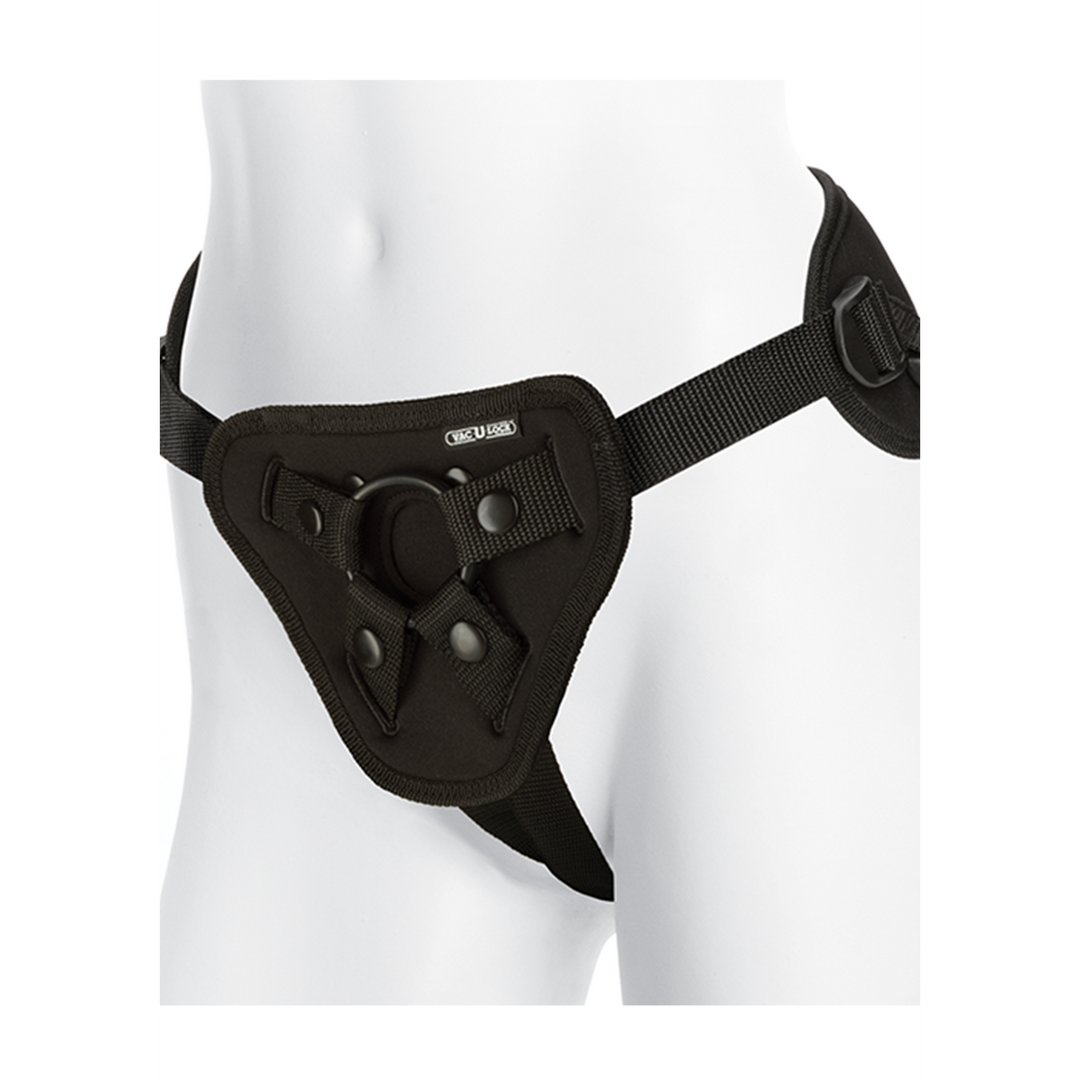 Doc johnson Supreme Harness met Vibrerende Plug en Afstandsbediening - 2 Stukken (782421069407)
