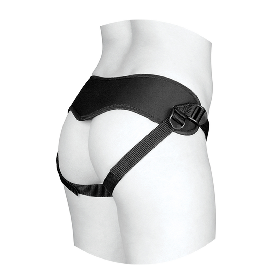 Doc johnson Supreme Harness met Vibrerende Plug en Afstandsbediening - 2 Stukken (782421069407)