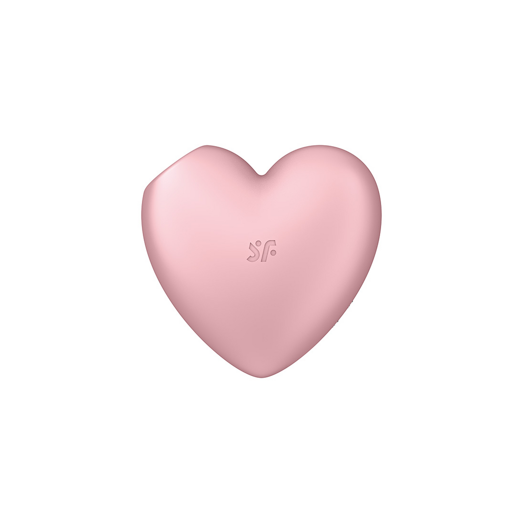 Satisfyer Cutie Heart - Air Pulse Stimulator en Vibratie - Licht Rood (4061504037264)