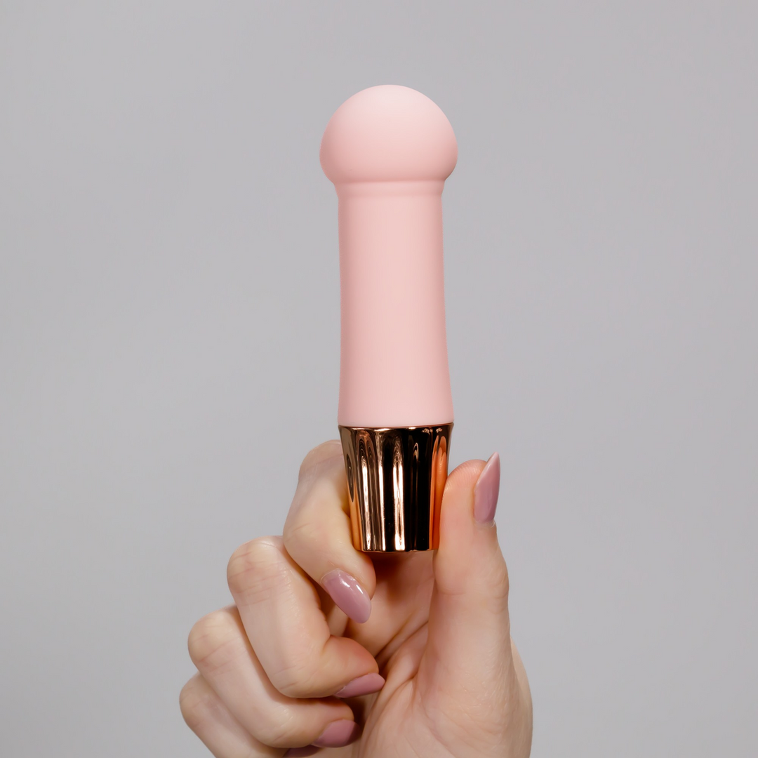 Crushious Mellow Puff - Mini Wand Vibrator - Roze (7403254161320)