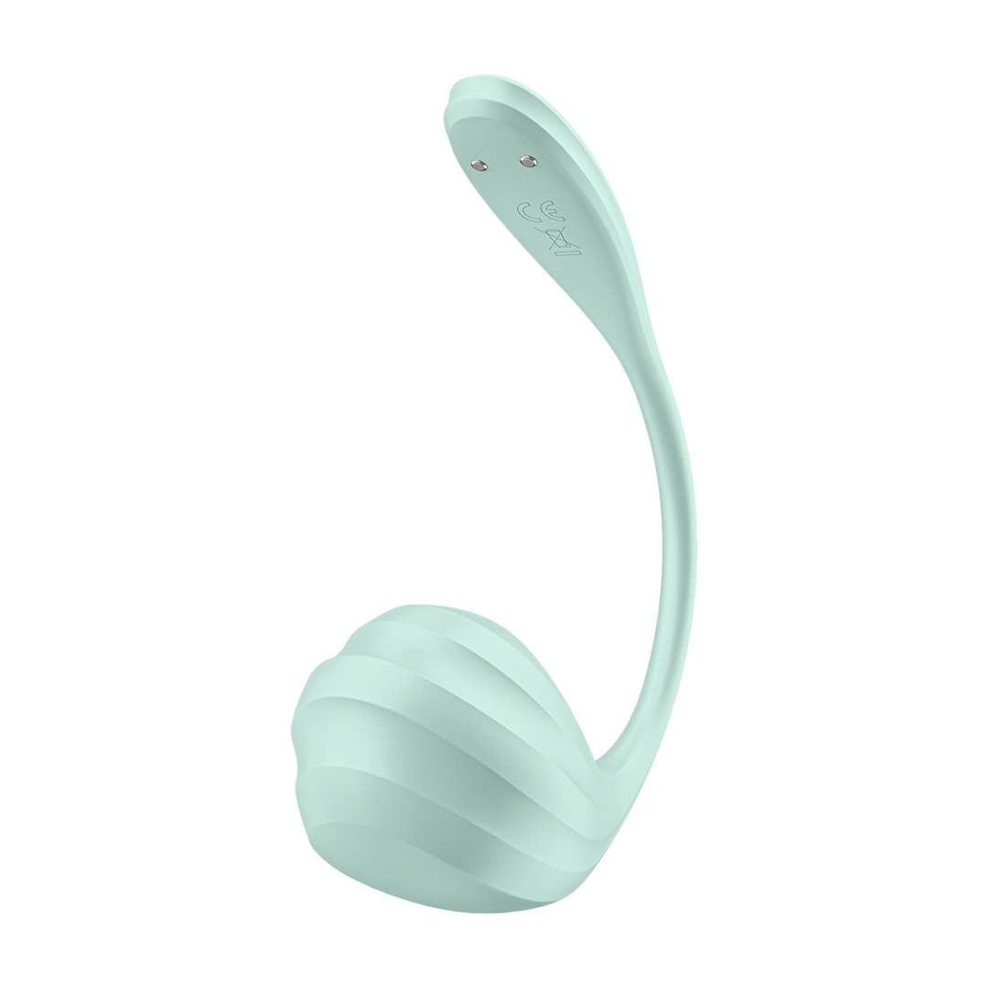 Satisfyer Smooth Petal Connect App - Draagbare Paar Vibrator - Mint (4061504002736)