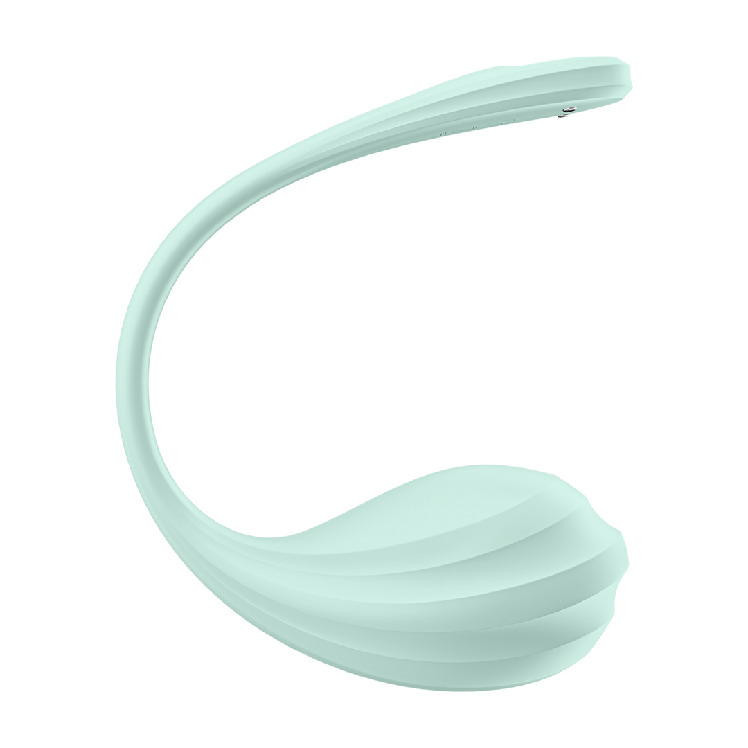 Satisfyer Smooth Petal Connect App - Draagbare Paar Vibrator - Mint (4061504002736)