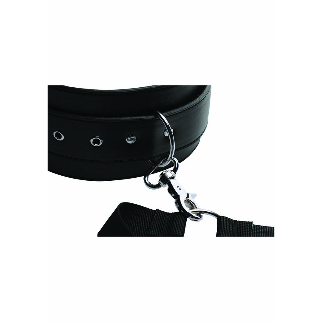 Xr brands Eenvoudige Toegang Thigh Harness met Wrist Cuffs (848518023087)