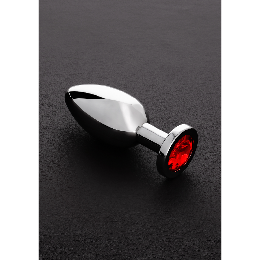 Steel by shots Buttplug met juwelen - Groot (8714273782403)