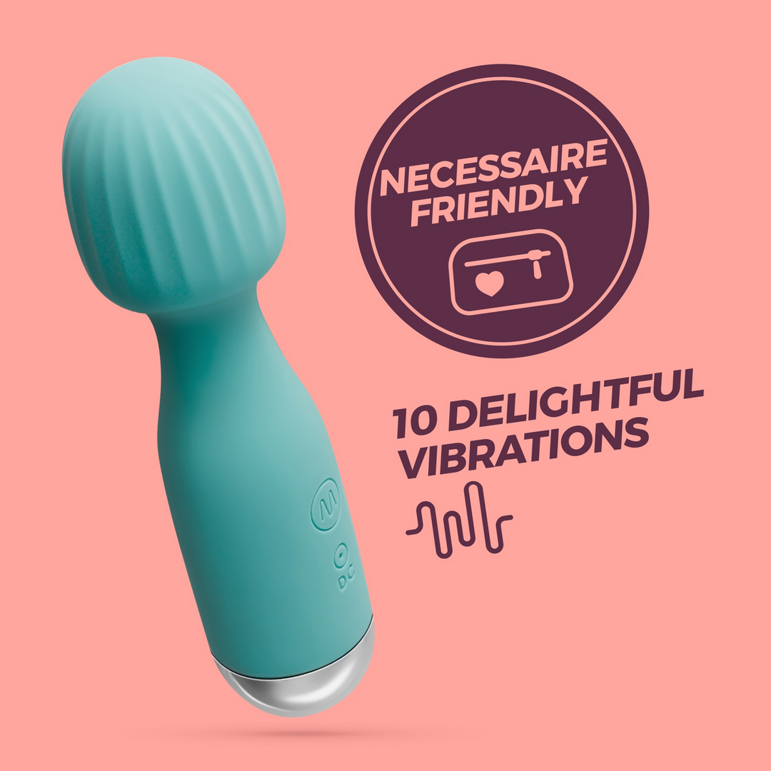 Crushious Wanderlust - Mini Wand Massager - Muntgroen (7403254159747)