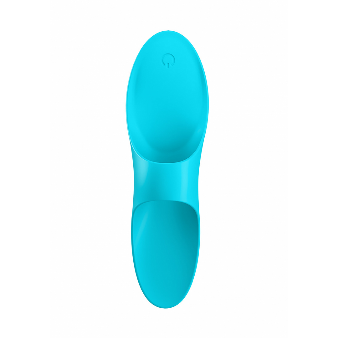 Satisfyer Teaser - Finger Vibrator - Lichtblauw (4061504004075)