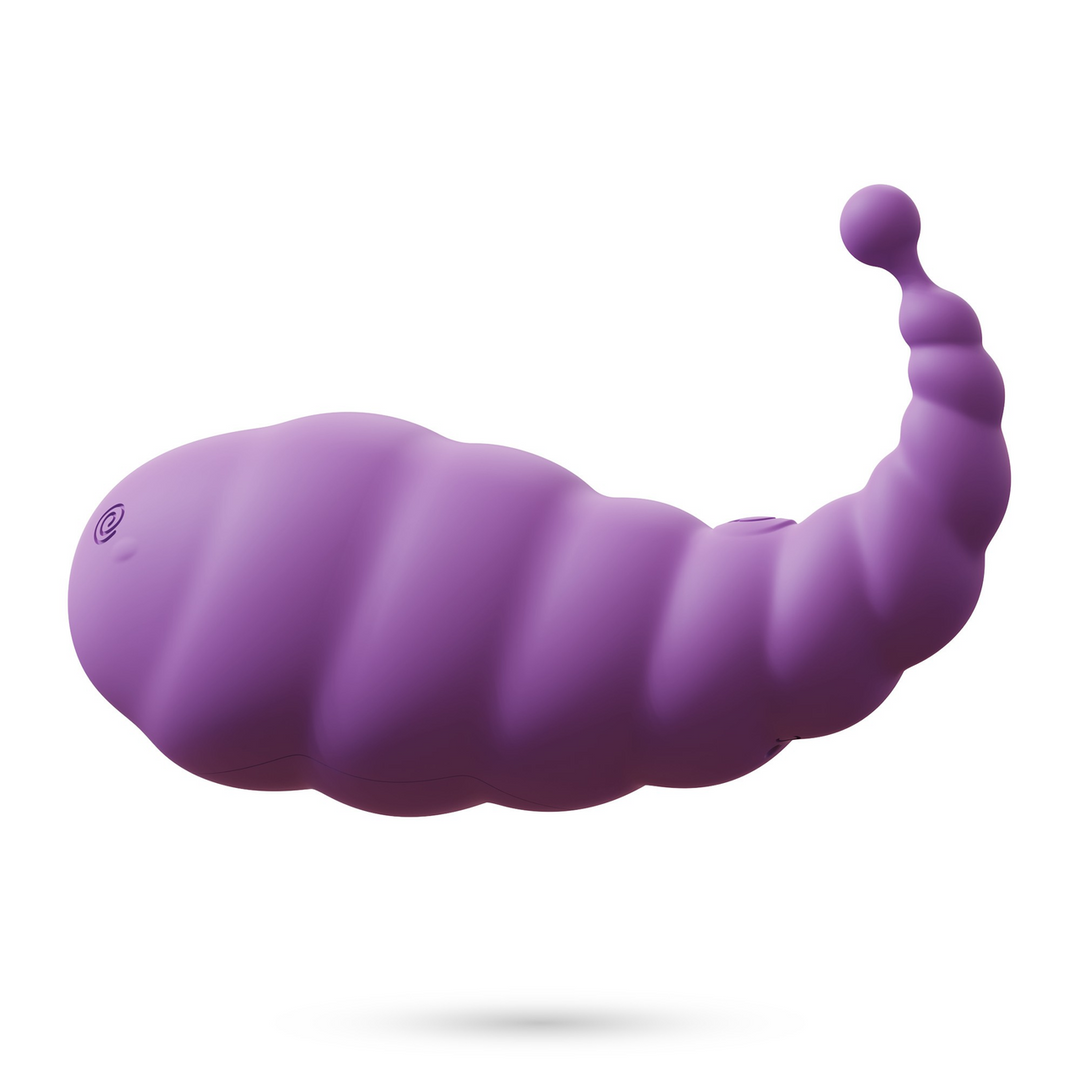 Crushious Cocoon - Oplaadbaar Vibrerend Ei met Afstandsbediening - Paars (7403254157996)