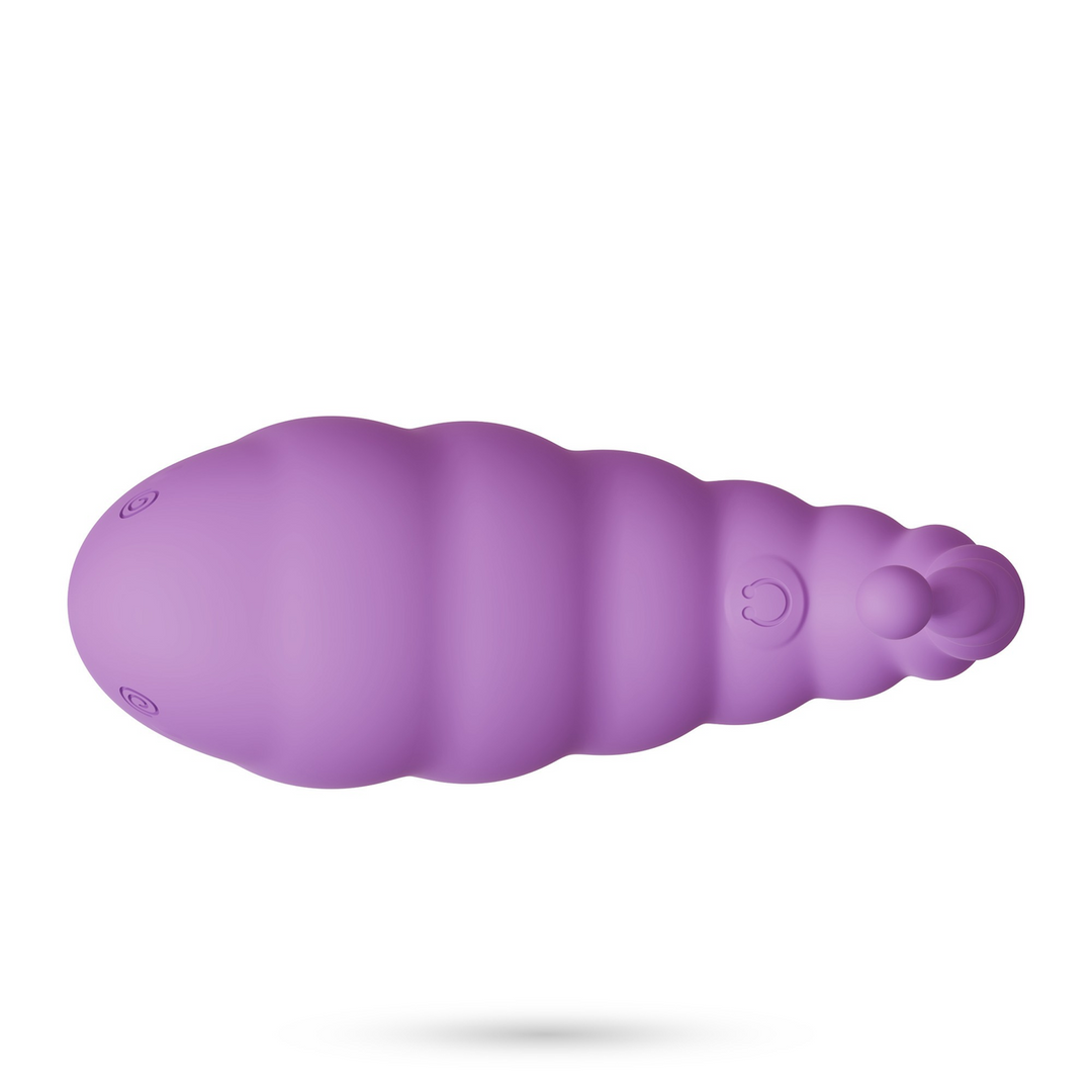Crushious Cocoon - Oplaadbaar Vibrerend Ei met Afstandsbediening - Paars (7403254157996)