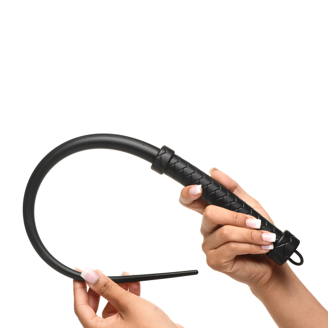 Xr brands Viper Tail - Siliconen zweep - Zwart (848518056191)