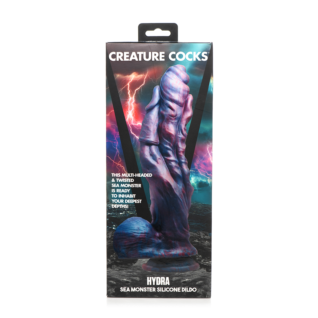 Xr brands Hydra Sea Monster - Silicone Dildo - Paars (848518051912)