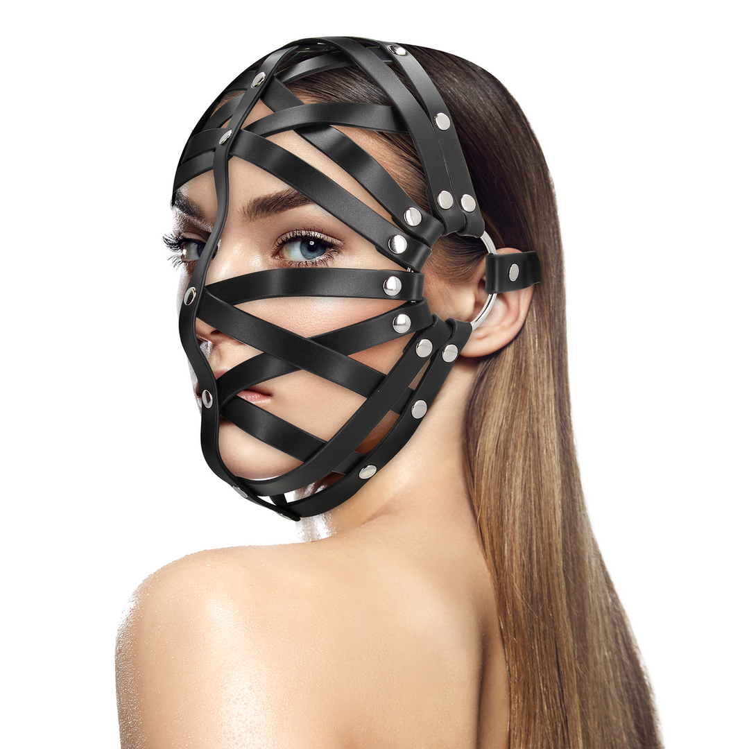 Ouch! by shots Cage Mask - Zwart (8714273044389)