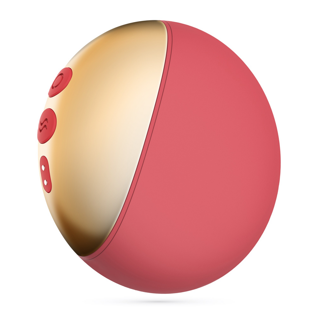 Crushious Arcane - Lickende Koppels Vibrator - Rood/Goud (7403254160804)