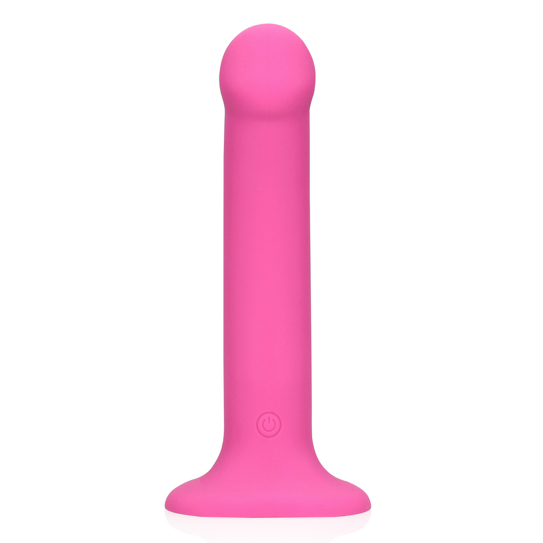 Loveline by shots Non-Phallic Vibrerende Dildo - Medium - Krachtig Roze (8714273044969)