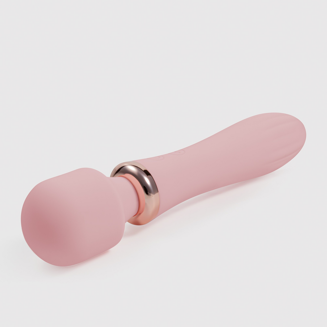 Crushious Jinx - Dual Wand Massager met Verwarmingsmodus - Rosé Wijn (7403254161108)