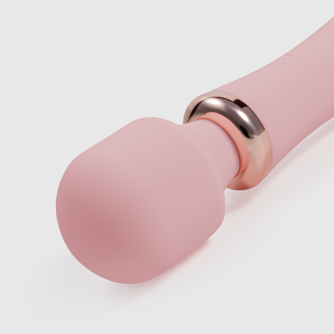 Crushious Jinx - Dual Wand Massager met Verwarmingsmodus - Rosé Wijn (7403254161108)