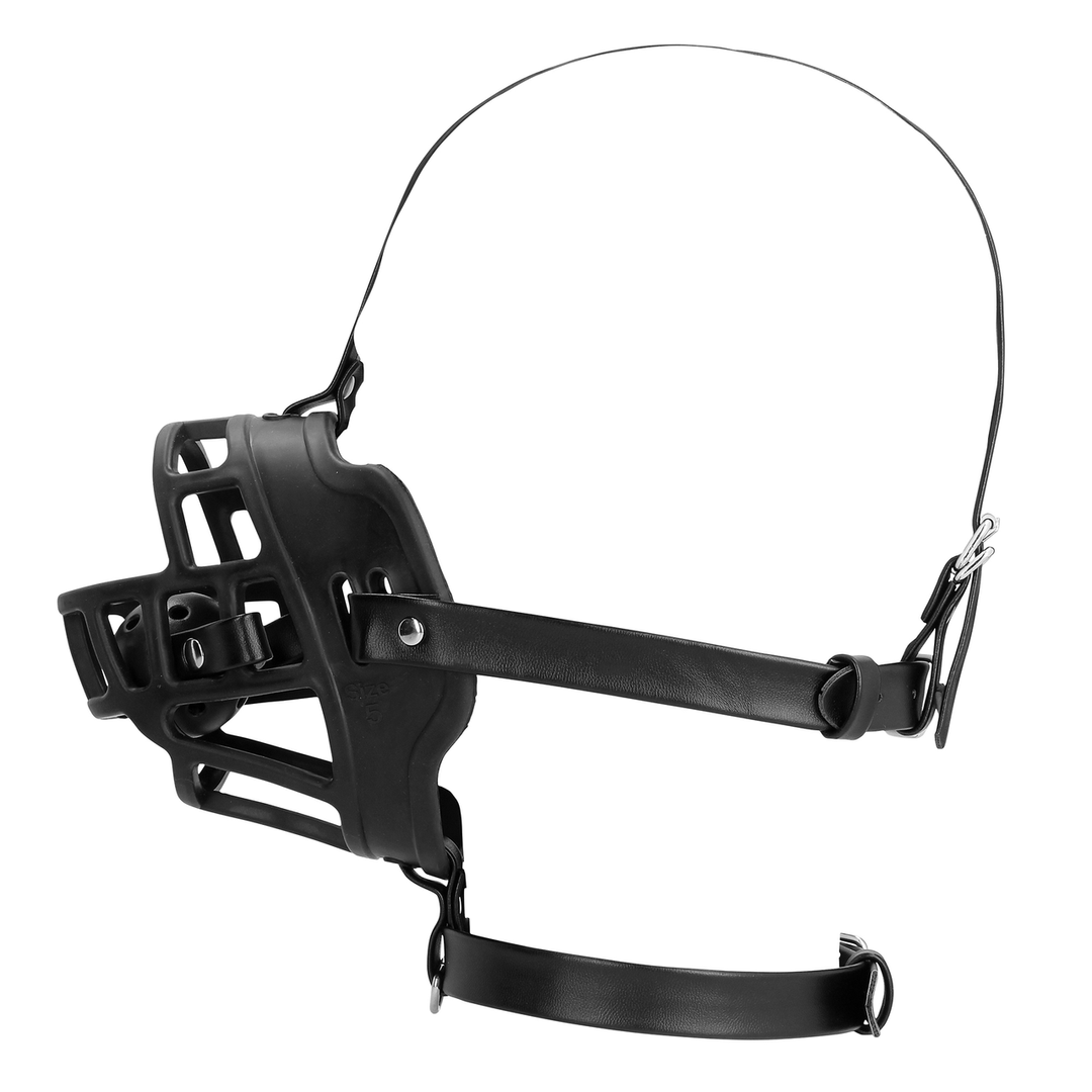 Ouch! by shots Muilezel met Verwijderbare Ball Gag - Zwart (8714273044310)