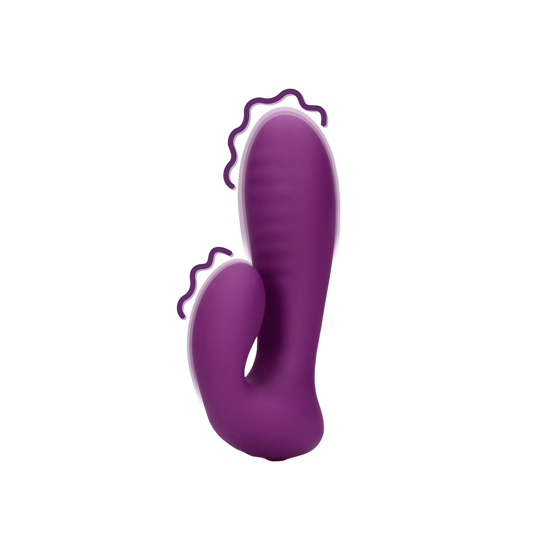 Loveline by shots Ultra Soft Silicone G-Spot Vibrator - Orchidee Paars (8714273048967)
